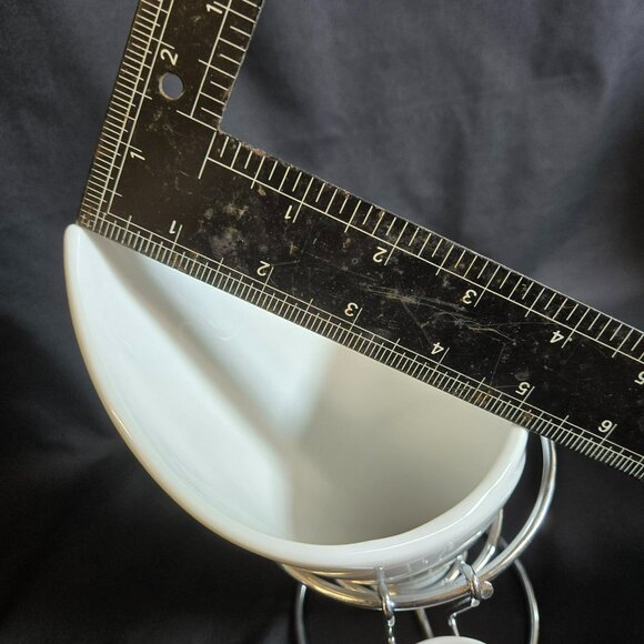 PAIR Gibson Table Compliments 4-Piece French Fry Appetizer Serving Set Ceramic - Picture 8 of 10